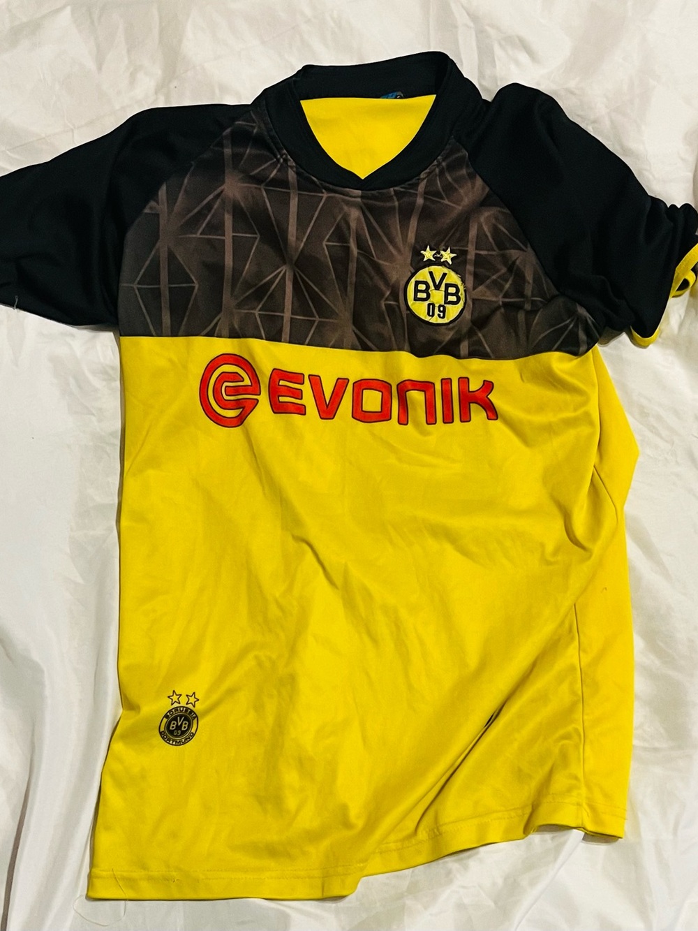 BVB 09 Borussia Dortmund Yellow & Black Soccer Jersey size M